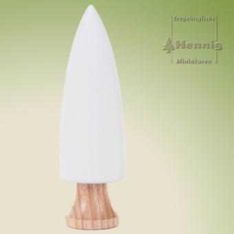 Hennig Miniaturen Baum weiß mit Stamm modern 12cm 