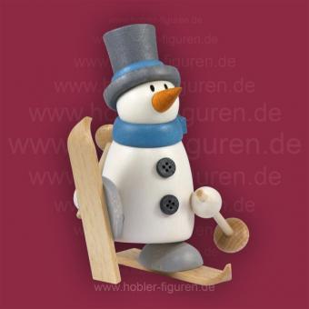 Hobler Schneemann Fritz mit Ski 