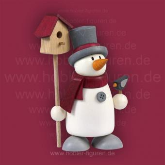Hobler Schneemann Fritz mit Vogelhaus 