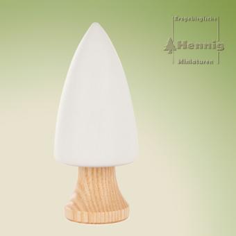Hennig Miniaturen Baum weiß mit Stamm modern 9cm 