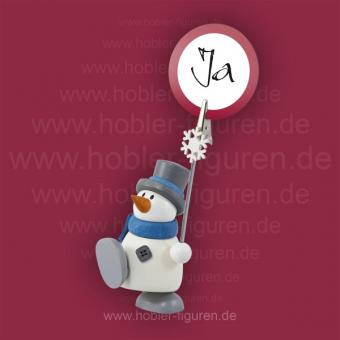 Hobler Schneemann Otto mit Notizhalter 