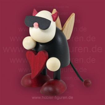 Hobler Teufelchen Gustav stehend mit Herz 