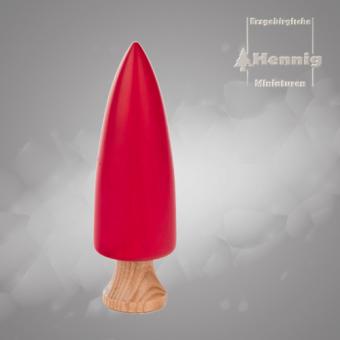 Hennig Miniaturen Baum rot mit Stamm modern 12cm 