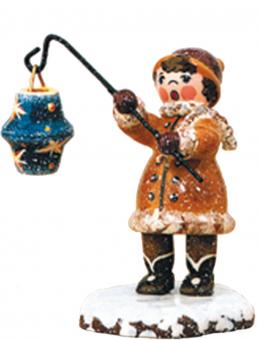 Hubrig Winterkinder Mädchen mit Sternhimmellampion 