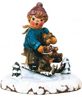 Hubrig Winterkinder Schlittenfahrer 