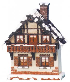 Hubrig Winterkinder Winterhaus Balkon 