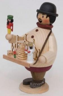 Drechslerei Kuhnert Räuchermann Weihnachtsmarktverkäufer Max 