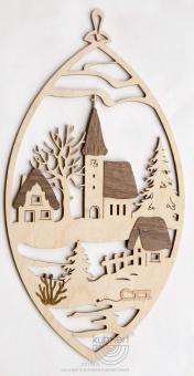 Drechslerei Kuhnert Fensterbild Kirche 