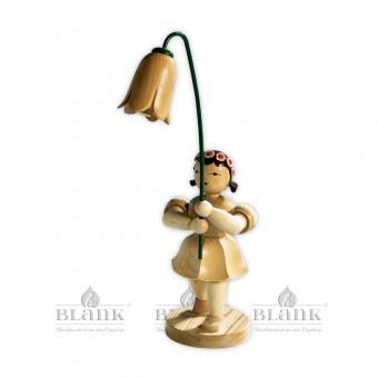 Blank Blumenkind mit Glockenblume natur 