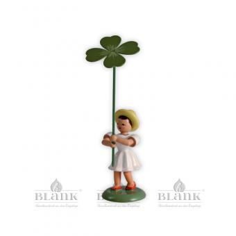 Blank Blumenkind mit Klee farbig 