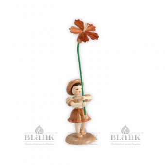Blank Blumenkind mit Nelke natur 