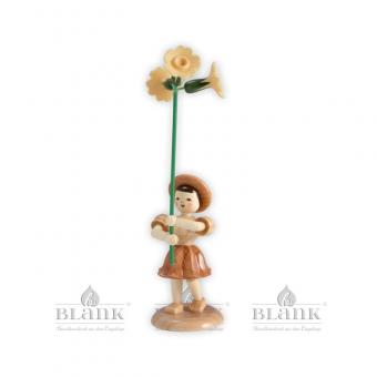Blank Blumenkind mit Primel natur 