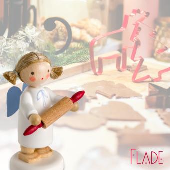 Flade Engel mit Nudelholz 