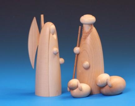 Schalling Krippefiguren Die Verkündigung natur 12 cm 