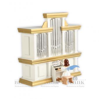 Blank Kurzrockengel Engel an der Orgel farbig 