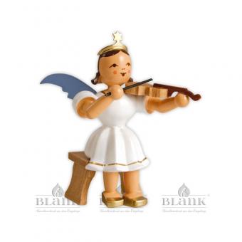 Blank Kurzrockengel mit Violine sitzend farbig Rarität 