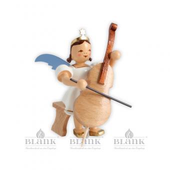 Blank Kurzrockengel mit Violoncello sitzend farbig 
