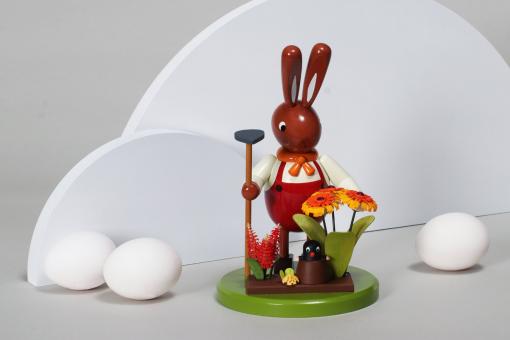 Leichsenring Hase mit Maulwurf und Blumen groß NEU 2021 