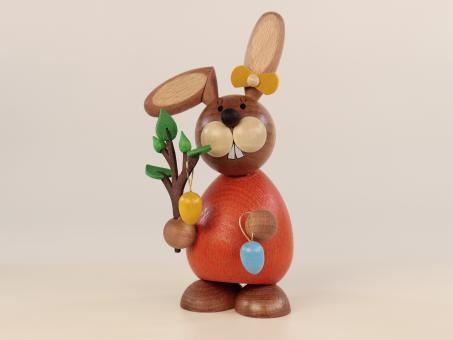 Paul Ullrich Osterhase stehend mit Frühlingszweig NEU 2021 