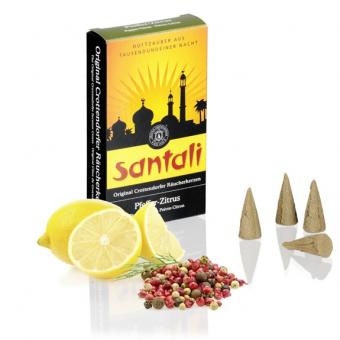 Crottendorfer Räucherkerzen Santali Pfeffer Zitrus 