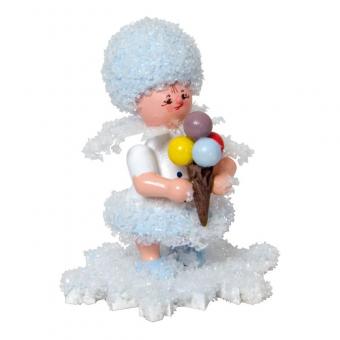 Drechslerei Kuhnert Schneeflöckchen mit Eis Neu 2023 