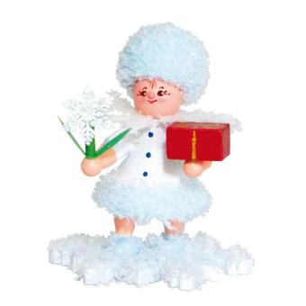 Drechslerei Kuhnert Schneeflöckchen mit Geschenk und Eisblume Neu 2024 
