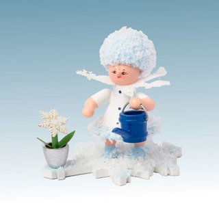 Drechslerei Kuhnert Schneeflöckchen mit Gießkanne Neu 2021 