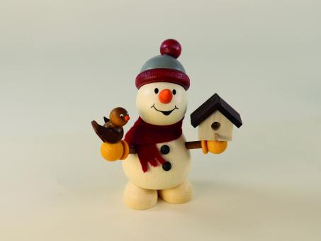 Paul Ullrich Schneemann mit Vogelhaus 