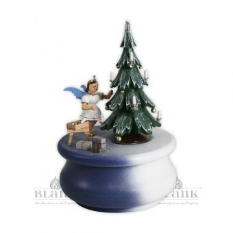 Blank Spieldose Weihnachtstraum farbig 