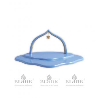 Blank Wolke mit Spitzbogen 2 Etagen farbig 